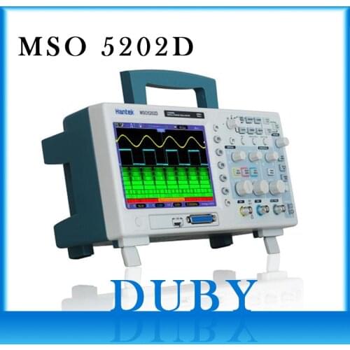 Hantek 200MHz MSO5202D Mixed Signal Digital Oscilloscope 16 Logical Channels+)+2 Analog Channels + External Trigger Channel
