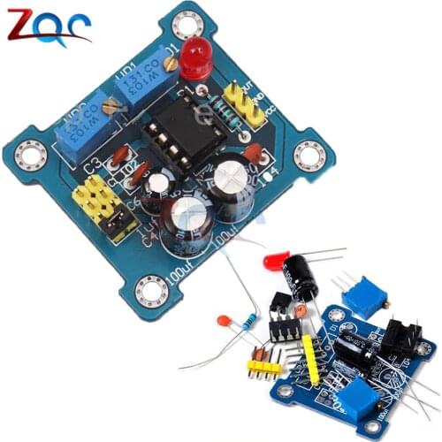 NE555 Pulse Generator Pulse Starter Duty Cycle and Frequency Adjustable Module DIY Kit Oscillator Square Wave Signal Generator
