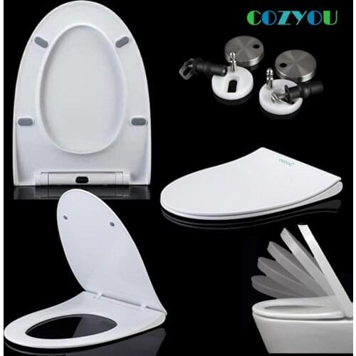 UF Ceramic texture Toilet seat V shape Urea formaldehyde material Slow closed One-click removal COZYOU GBF17256SV