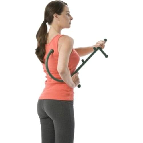 NEW Thera Cane Back Hook Massager Neck Self Muscle Pressure Stick Tool Manuel Trigger Point original point massage rod