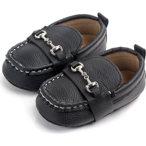 Fashion Newborn Baby Boy Shoes Infant Prewalker Toddler Step PU Leather Moccasins Boys Casual First Walkers 0-18M