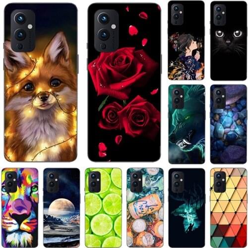 Cartoon Flower Animal Fruit Painting Soft TPU Phone Case for Oneplus One PLUS 1+ 9 Pro 9R Oneplus9 Oneplus9R Cover silicone