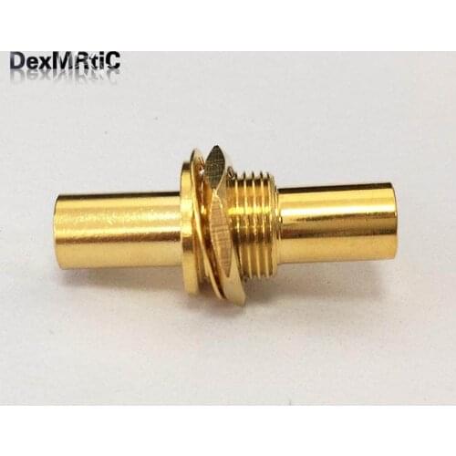 3.5mm female to female with nut adpater headset convertor audio coupler