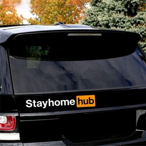 Porn Hub Funny Car Sticker Window Adult Die Cut Vinyl Decal Pornhub Sticker Car Laptop Motorcycle Decal 20*4cm