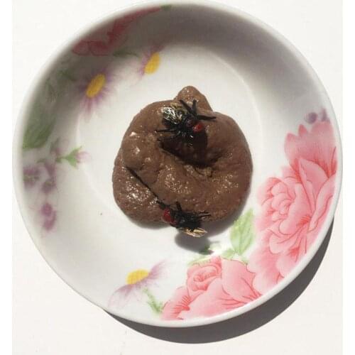 Realistic Funny Shit Toy Props April Fools Day Anti Pressure Artificial Stool Kids Educational Toys for Children Gifts