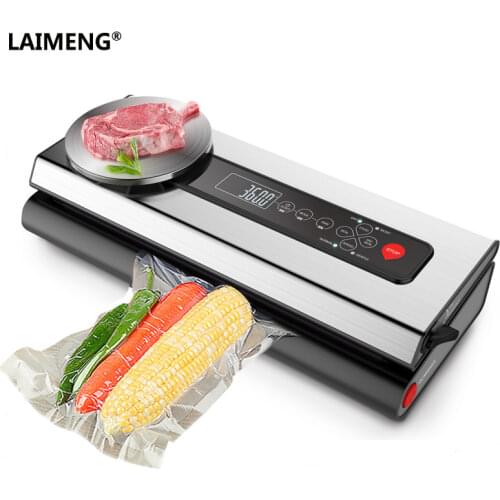 LAIMENG Vacuum Sealer Machine With Food Vacuum Bags Packaging For Vacuum Packer Packing For Sous Vide Vacuum Food Sealer S145