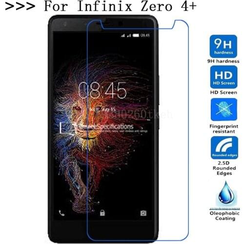 For Infinix Zero 4+ Tempered Glass On For Infinix Zero 4+Screen Protector 9h Toughened Protective Glass phone film