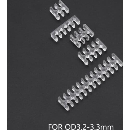 1pc Acrylic Open 4Pin 5Pin 6Pin 8Pin 24Pin Cable Comb for 2mm Sleeved Computer Power Cables