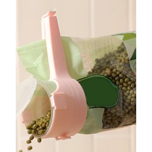 1PC Large Mouth Seal Pour Food Storage Bag Clip Snack Sealing Clips Fresh Keeping Clamp Plastic Food Saver Kitchen Gadgets