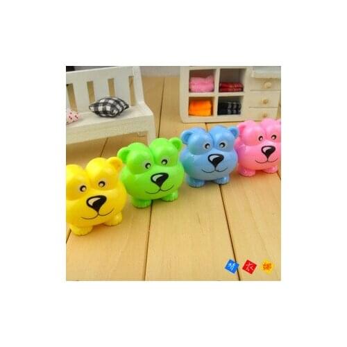 1pcs Korean stationery student supplies Creative children cartoon pencil sharpener cute lion pencil sharpening