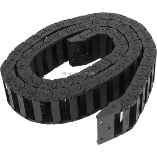 100cm 3.3Ft 1M 10*30mm R3.5cm Towline Cable Drag Chain Wire Carrier 10mm x 30mm Discount