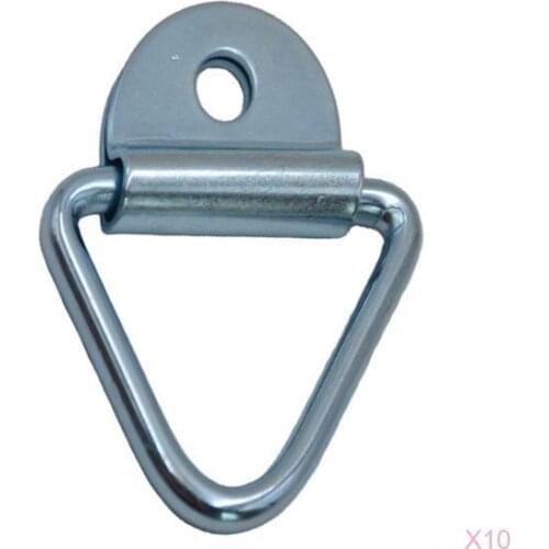 10x Tie-Down Anchors, Bolt-On Cargo Tie Down Flush Mount Rings Eye