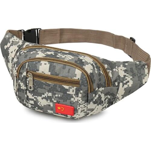 2021 Camouflage Tactics Waist Bag Outdoor Sports Large Capacity Mens Waist Packs Multi Function Chest Bag Cashier Man Mini Bags