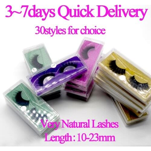 YioWio 50Pairs Very Natural Mink Eyelashes False Faux Cils Reusable Fluffy Lashes Vendor Maquiagem Silk Lash Supplies CustomPack