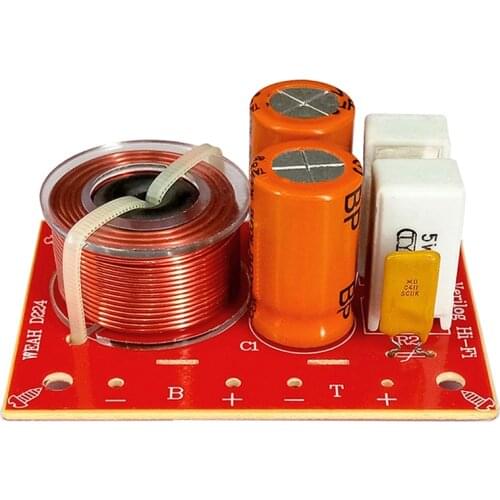 80W 2 Manier Hi-Fi Audio Treble Bass Speaker Frequentieverdeler Stereo Crossover Filters Voor 4-8ohm Speaker Als foto toont