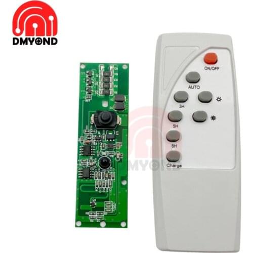 Dmyond 3.2V 3.7V Optical Control Radar Human Body Induction Solar Lamp Circuit Board Solar LED Driver Board with Remote Control