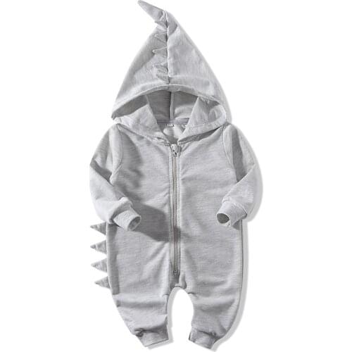 Newborn Baby Boy Girl Dinosaur Long Sleeve Romper Jumpsuit Clothes New Spring Autumn Baby Rompers Baby Outfits Clothes