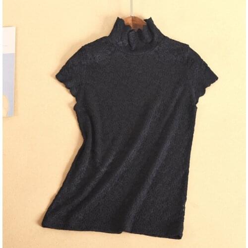 Lace Embroidery Shirt Fake Collars for Women Shirt Stand-up False Collar Ladies Crop Tops Neckwear Shirt Detachable Collar