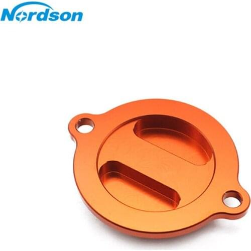 Nordson CNC Motorcycle Engine Oil Filter Cover Cap Motocross Modified Accessory For KTM Duke 125 200 390 2013-2015