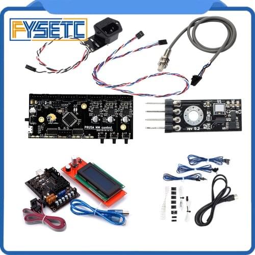EinsyRambo 1.1b Mainboard + Wire Kit + 2004 LCD +Power Panic + Filament Sensor + MMU2 +PINDA V2 Sensor For Prusa i3 MK3