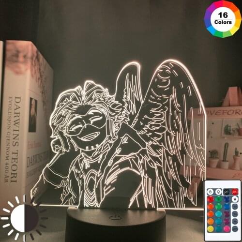 My Hero Academia Hawks Lamp Anime for Bedroom Decor Child Kids Birthday Gift Manga Gadget Dropshipping Hawks Led Night Light