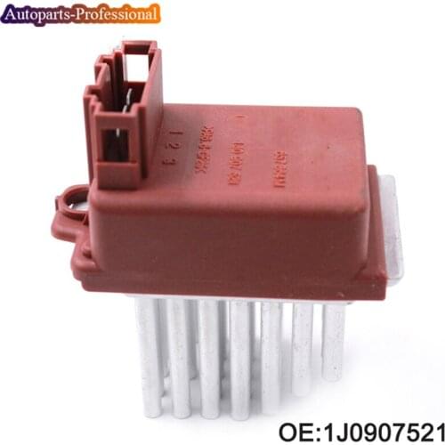 New Car 1J0907521 A/C Heater Blower Motor Regulator Resistor For Audi Volkswagen 357907521 1J0 907 521