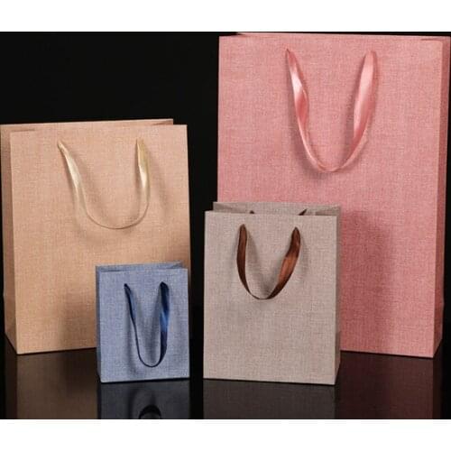 New product Custom Flat Bottom Art paper gift bag,High quality essential oil paper packaging bag --XP2416