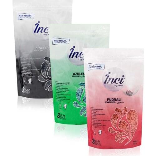 Pearl waxing pink, black, green, 3 PCs 200 grams (total 600 grams), hard beads waxing, hair removal hair removal, painlessly bezsiz waxing