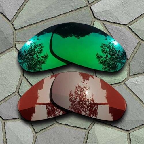 Jade Green&Bronze Brown Sunglasses Polarized Replacement Lenses for Juliet