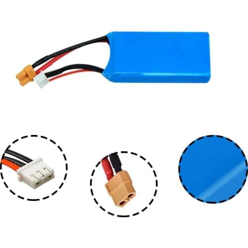 Durable 11.1V 1300mAh 20C 3S Lipo Battery for Wltoys X450 RC Airplane RC Car Spare Replacement