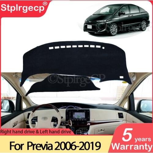 For Toyota Previa 50 2006~2019 XR50 Estima Tarago Anti-Slip Mat Dashboard Cover Pad Sunshade Dashmat Carpet Car Accessories 2018