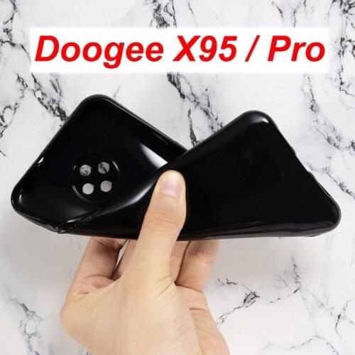 For Doogee X95 Pro Case Phone Transparent Soft TPU Protector Shell Silicone Cover For Doogee X 95 Pro Coque Fundas Phone Capa