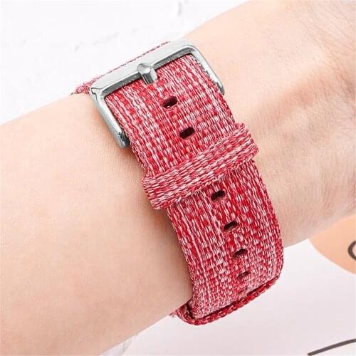 Nylon strap for samsung galaxy watch 3 band 45mm 41mm Galaxy Watch 46mm Gear S3 Frontier active 2 40 44mm bands Men Women correa