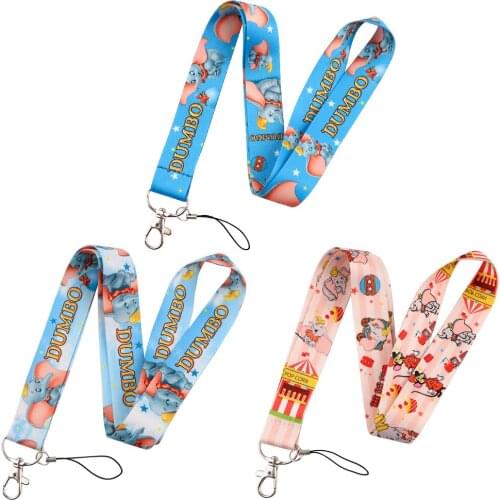 LB1546 Dumbo Lanyard for Key Neck Strap lanyard Card ID Badge Holder Key Chain Key Holder Hang Rope Keyrings Accessories