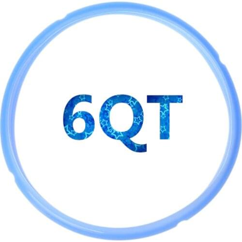 Silicone Sealing Ring 6/8 Quart For Instant Pot Electric Pressure Cooker Accessories 6 quart blue