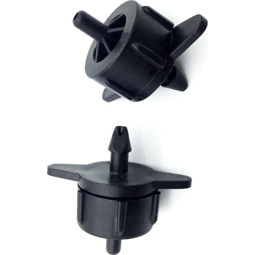 100 Pcs Steady Flow 4/7mm Interfaces And 2l-8l Flow Applies To Member Farms Dripper Irrigation System Landscape Plants