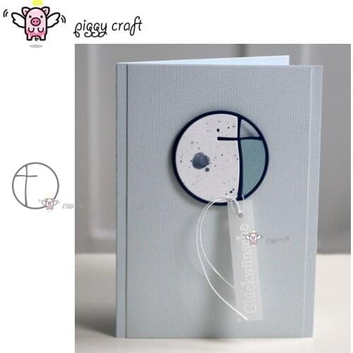 Piggy Craft metal cutting dies cut die mold Cross ring decoration Scrapbook paper craft album card punch knife art cutter die