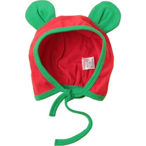 Thin Spring Autumn Cute Frog Ear Baby Hat Children Cotton Knitted Infant Hats Beanie for Boy Girl Kids Hats Girls Boys Caps