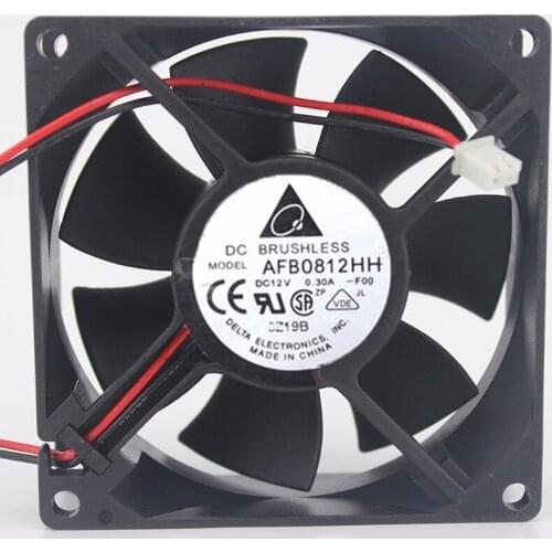 Delta AFB0812HH 8CM 80*80*25MM 8025 DC 12V 0.30A 2P OR 3P Server Inverter Cooling fan