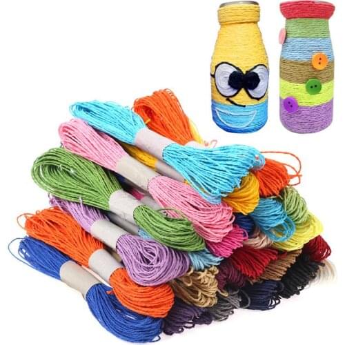 Wool yarn Paper rope 24 color kindergarten handmade DIY material color paper childrens toy decoration paper rope painting FZ404