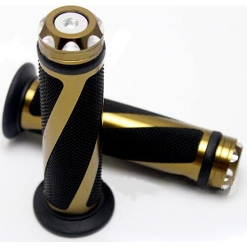 22mm 7/8' inch motorcycle handlebar universal colorful motorbike grip for honda moto Accessories moto Handle Grip red shine part