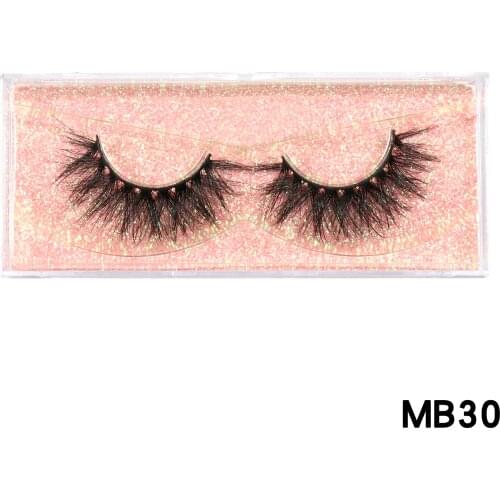 HEYME 100 Pairs/Lot 3D Mink Lashes Dramatic Fluffy Soft Wispy Volume Natural Long Thick Cross Reusable False Eyelash Wholesale
