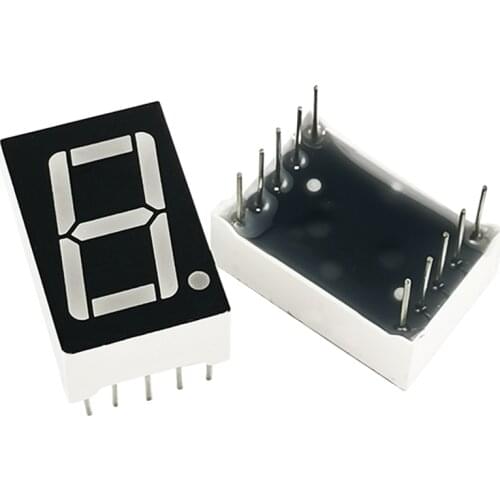 5pcs 7 segment 0.56 in common Cathode 1 Bit digital Tube 0.56" inch 0.56in. Red LED Display LED Digital tube