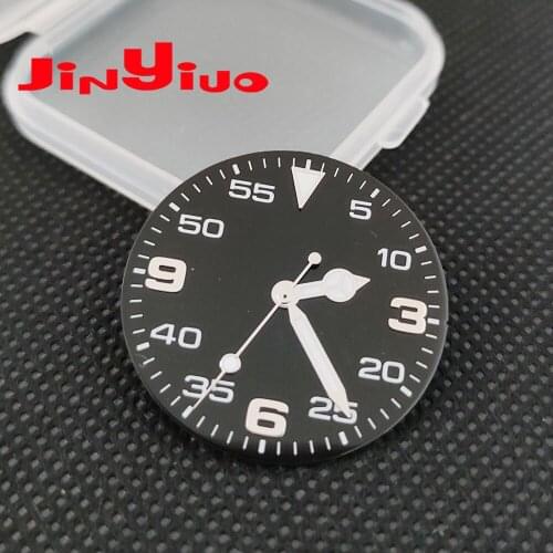 Automatic Green Luminous Hand Dial Set fit NH35A MIYOTA 8215 8205 MINGZHU 2813