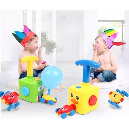 Car Education Science Experiment Toy Power Balloon Car Puzzle Education Science Experiment Inertial Interactive Toy