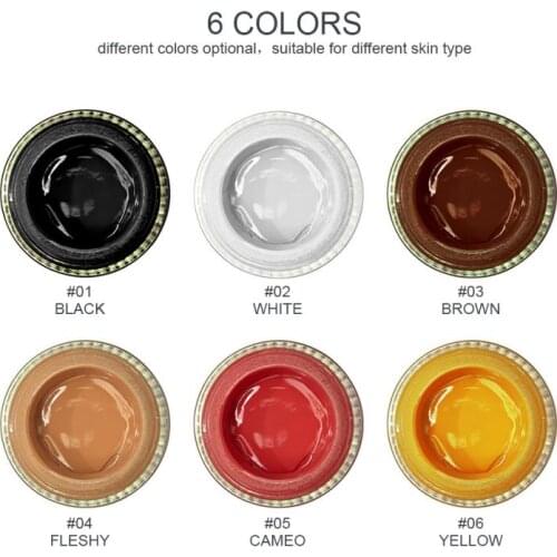 BEAUTY GLAZED 2-in-1 Eyeliner Gel With Brush 6 Color Durable Waterproof Quick Dry Eye Liner Long-lasting Makeup Eyeshadow TSLM2