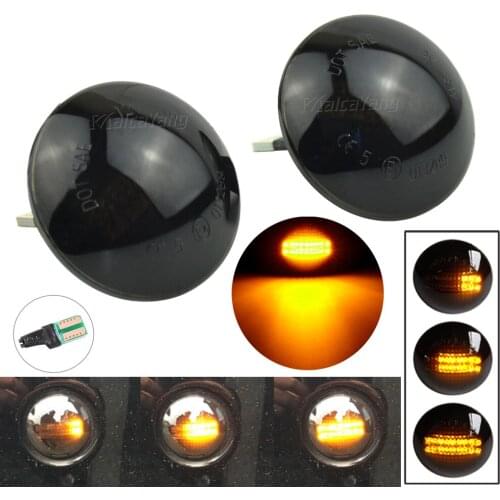 Dynamic LED Turn Signal Side Marker Light For Land Rover Range Rover L322 2002 2003 2004-2012 Repeater Sequential Lamp Blinker
