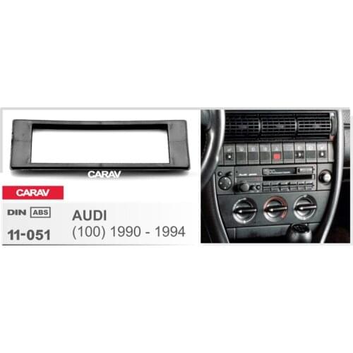 1 Din Fascia For AUDI (100) 1990-1994 Radio DVD Stereo Panel Dash Mounting Installation Trim CARAV 11-051