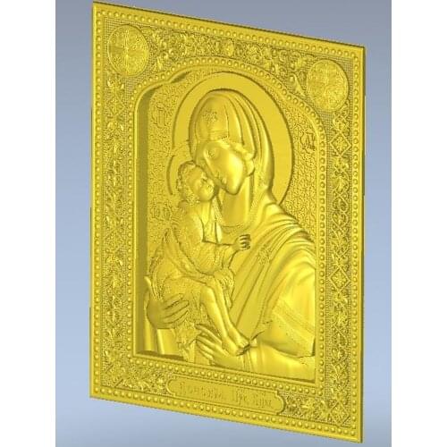 Icona_Donskaya for cnc in STL file format 3d model relief