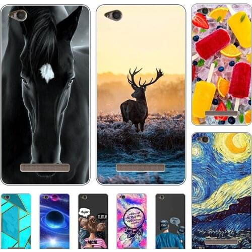 Fashion Bumper Cute Case For Xiaomi Redmi 4A 4X Redmi 5A Case Hard Matte Cat Horse Flower Cover Back Shell